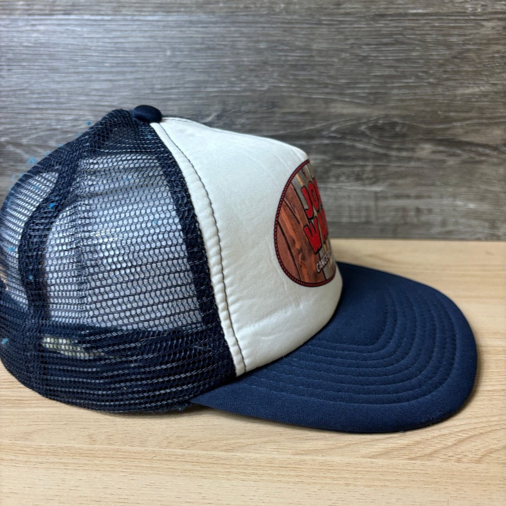 John‎ Wayne Hat Cap Snap Back Blue Trucker Cancer Foundation Adjustable - Picture 4 of 8